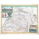 Moravia Marchionatus. Merhern - Antique map