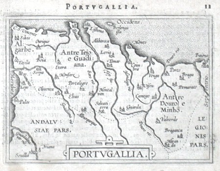 Portugalsko - Portugallia - Stará mapa