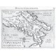 South Italy - Typus Regni Neapolitan. - Antique map