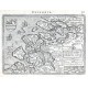 Zelandicarum Insularum descrip. - Antique map