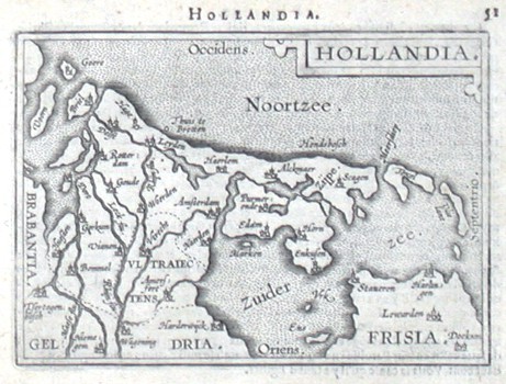 Hollandia - Antique map
