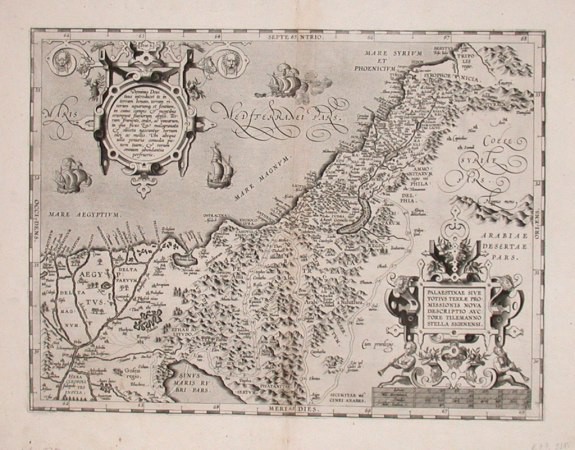 Palestiniae sive totius Terrae Promissionis nova descriptio - Old maps for sale