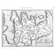 Anglia - Antique map