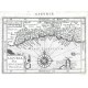 Liguria sive Genuensis Ducatus - Antique map