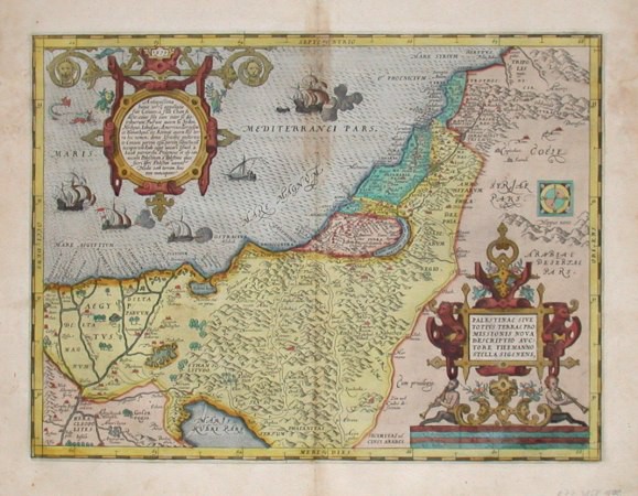 Palestiniae sive totius Terrae Promissionis nova descriptio - Old maps for sale
