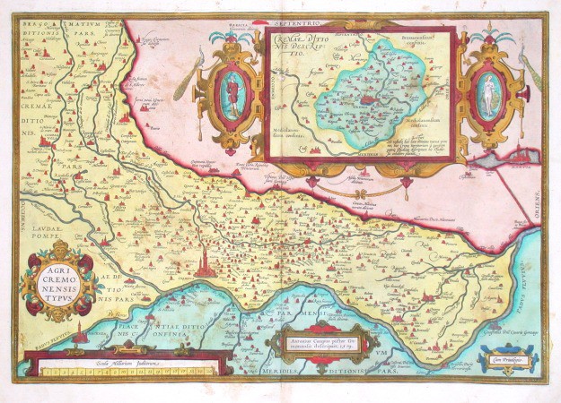Agri Cremonesis typus - Old maps for sale