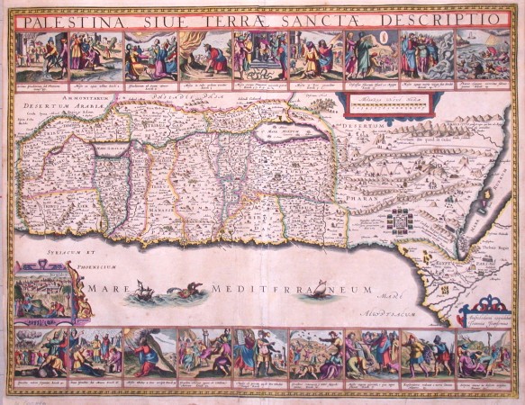 Palestina, sive Terrae Sanctae descriptio - Old maps for sale