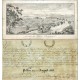 Ansicht des Pilsner Badehauses - Antique map