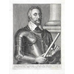 Thomas Howard Earl of Arundel standing at the column