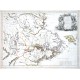 Sueonie ou Suede - ou font les Provinces de Uplande, Sudermannie. Westmannie  et les Isles d'Aland - Antique map