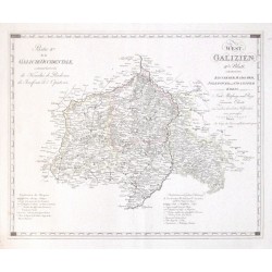 West-Galizien - II-tes Blatt, enthatend den Konskier, Radomer, Jozefower und Opatower Kreis