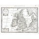 Anglia Scotia et Hibernia - Stará mapa