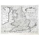 Anglia - Antique map