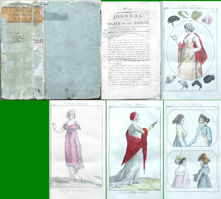 Journal des Dames et des Modes - Old prints, rare books and bibliophile books for sale