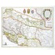 Sclavonia, Croatia, Bosniacum Dalmatiae parte - Antique map