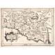 Latium sive Campania di Roma - Antique map