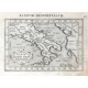 South Italy - Typus Regni Neapolitani - Antique map