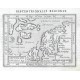 North Europe - Septentrionales Reg. - Antique map