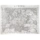 Evropa - Alte Landkarte