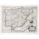 Hispania Espana - Alte Landkarte