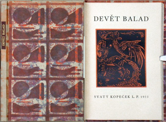 Devět balad - Alte Drucke, seltene Bücher und Bibliophilien zu verkaufen