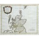 L'Escosse Royaume - Alte Landkarte