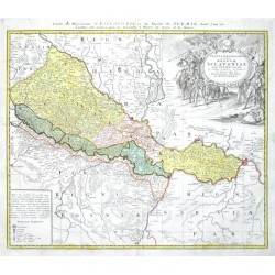 Tabula Geografica exhibens Regnum Sclavoniae cum Syrmii Ducatu