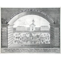 Feier der Fahnenweihe  zu Theresienstadt