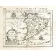 America Meridionalis - Antique map