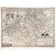 Flandria Galliae Belgicae provincia - Antique map