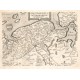 Groningensis agri vera descriptio.1589 - Antique map