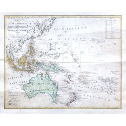 Karte vom Fünften Erdtheil, oder  Australien