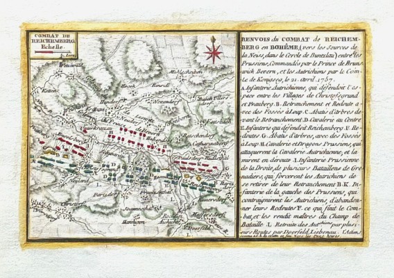 Combat de Reichemberg - Staré mapy na prodej