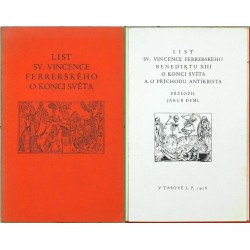 List Sv. Vincence Ferrerského O konci světa