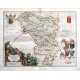 Darbiensis Comitatus. Vernacule Darbie shire - Stará mapa