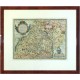 Moraviae, quae olim Marcomannorvm Sedes, Corographia - Antique map
