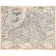 Descriptio Germaniae inferioris - Antique map