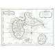 Karte von der Insel Guadelupe - Antique map