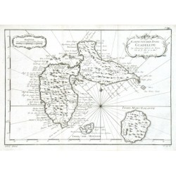 Karte von der Insel Guadelupe