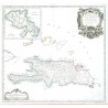 Isles de Saint Dominigue ou Hispaniola et de la Martinique