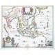 India quae Orientalis dicitur, et Insulae adiacentes - Stará mapa