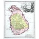Insula Ceylon - Antique map