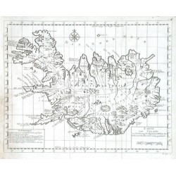 Karte von Jsland