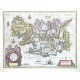 Tabvla Islandiae - Antique map