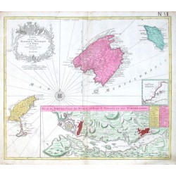 Carte des Isles de Maiorque, Minorque et d'Yvice