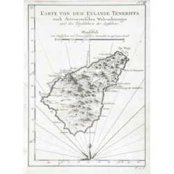Karte von dem Eylande Teneriffa