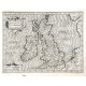 Anglia Scotia et Hibernia - Stará mapa