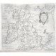 Anglia Scotia et Hibernia - Stará mapa