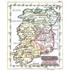 Irlandia - Antique map