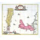 Tabula Leogi et Haraiae ac Skiae vel Skianae Insularum - Stará mapa